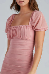 Romance In Ruffles Mini Dress